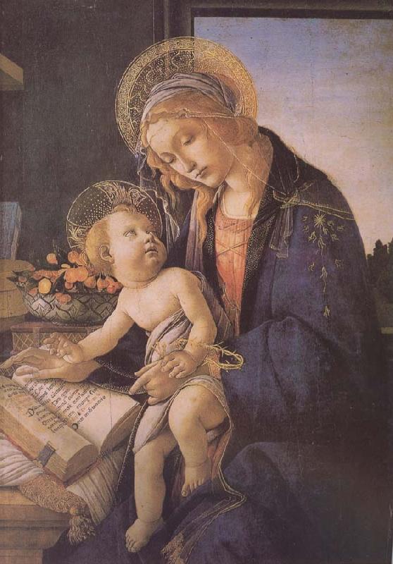 Sandro Botticelli Son of Our Lady of teaching reading